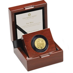 Star Wars: Luke Skywalker and Princess Leia 1/4 oz Gold 2023 Proof