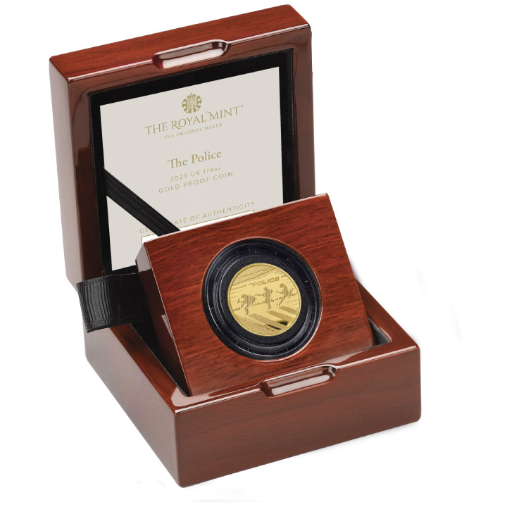 The Police 1/4 oncia d'oro 2023 Proof