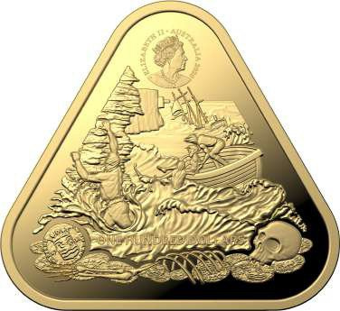 Treasure Shipwrecks: Zuytdorp 1 oncia d'oro 2020