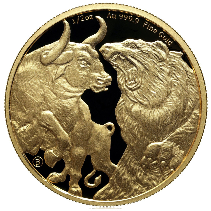 Czad: Bull & Bear 1/2 uncji Złota 2023