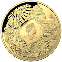 Belleza, Riqueza y Rareza: Daintree Rainforest coloured 1 oz Gold 2022 Proof Domed Coin