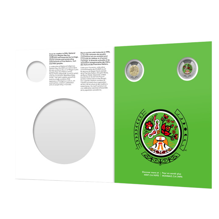 Set Canada National Indigenous Peoples - Card suvenir comemorativ de colecție 7 monede 2023