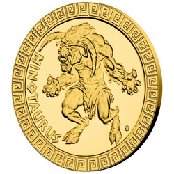 Niue: Mythical Creatures - Minotaur $5 Gold 2022 Proof