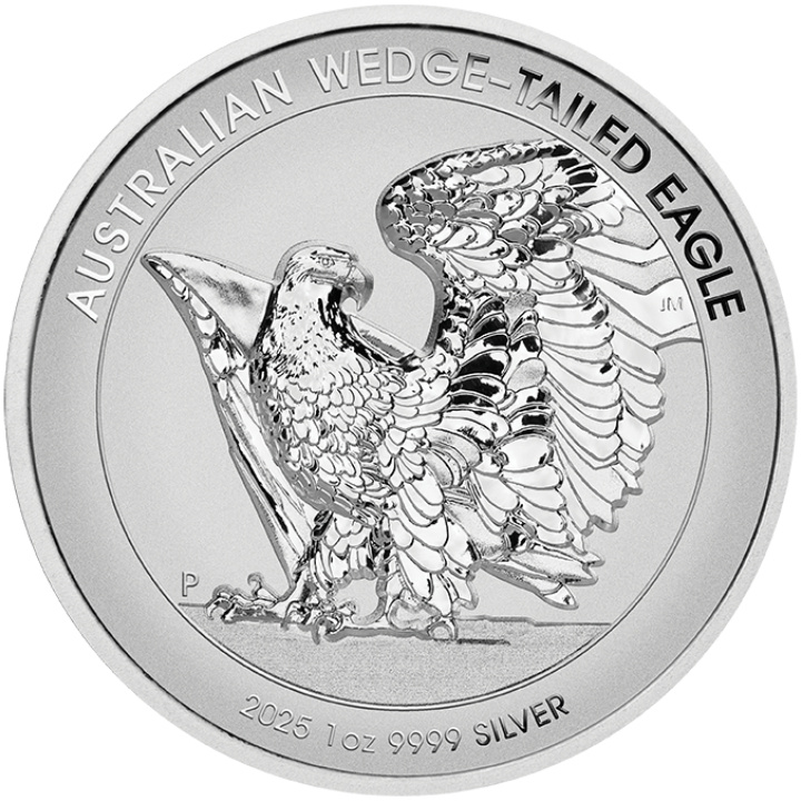 Moneda australiana Wedge-Tailed Eagle 1 oz Plata 2025 Reverse Proof Ultra High Relief