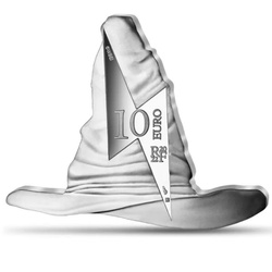 Francia: Harry Potter - Tiara de Asignación 10 Euro Plata 2022 Proof