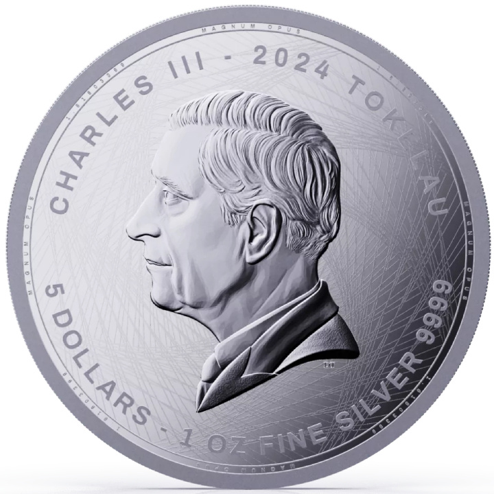 Tokelau: Magnum Opus 1 oz Plata 2024