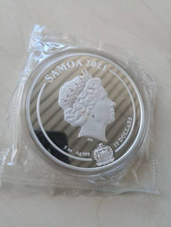 Samoa: Calendario Azteca 5 oz Plata 2021 Prooflike