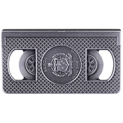 Samoa: The Goonies VHS Tape coloreado 2 oz Silver 2025 Antiqued Shaped Coin