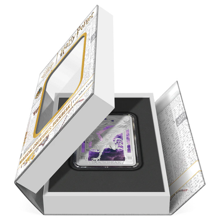 Niue: Harry Potter - Criaturas Mágicas 'Buckbeak' coloreado 1 oz Plata 2023 Proof