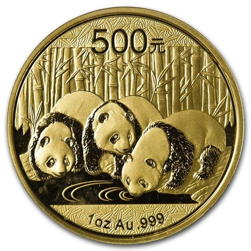 Chińska Panda 1 uncja Złota 2013
