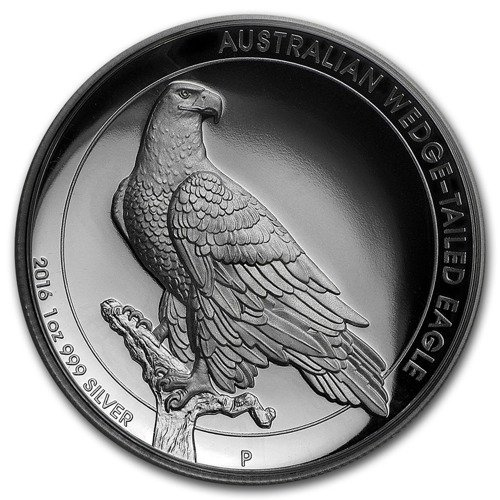 Águila Australiana 1 oz Plata Proof Alto Relieve 2016