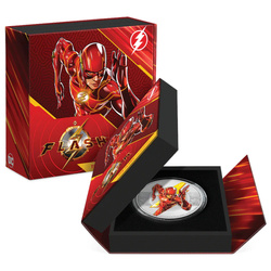 Niue : DC Comics - The Flash coloré 1 once d'argent 2023 Proof