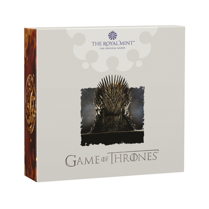 Gold Coin Game of Thrones - Fire 50p Gold 2026 Proof