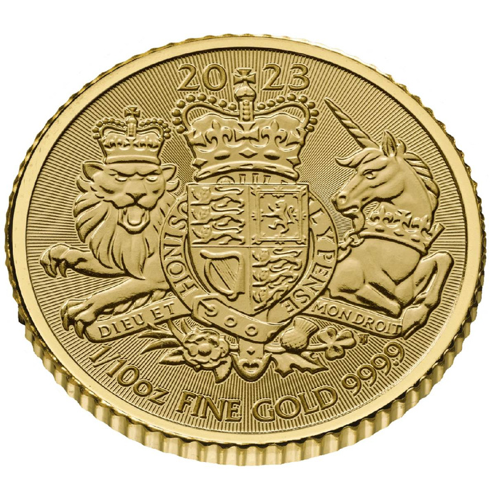 Royal Arms 1/10 oz Gold 2023