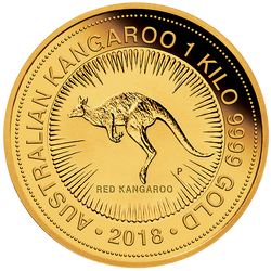 Kangourou australien 1000 grammes d'or 2018
