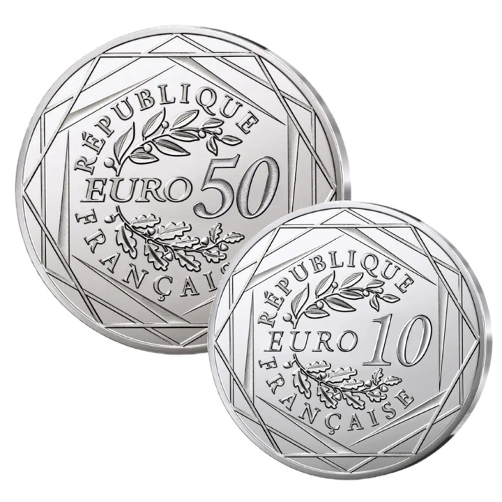 Snoopy Colorized Silver Coin Set 10 + 50 EUR 2025