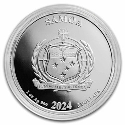 Samoa: Monopoly 1 oz Silber 2024