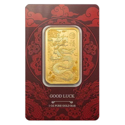 PAMP Suisse Dragon 1 unce zlatý slitek