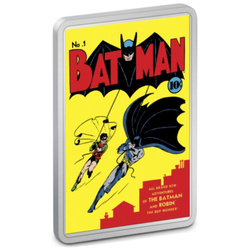 Niue: DC Comix - Batman coloreado 2 oz Plata 2023 Proof