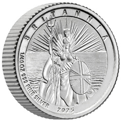 Set di 4 monete Britannia Argento 2025 Reverse Frosted