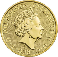 The Queen’s Beasts 2019: The Falcon of the Plantagenets 1 oz Gold