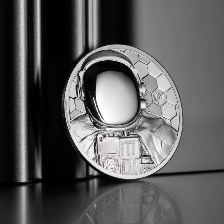 Isole Cook: Veri eroi - Astronauta 1 oncia di platino 2024