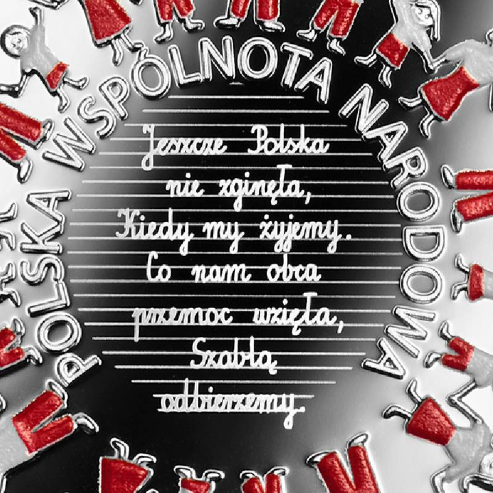 In Poland I Believe – Polish National Community Colorized 10 Zloty Silver 2026 Proof