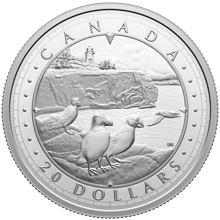 Canada: This Is Canada - Wondrous Waters "Atlantic Coast" $20 Silber 2024 Proof Coin