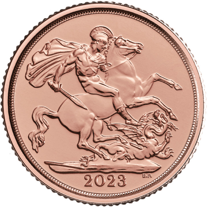 Regno Unito: L'incoronazione 1/4 Sovereign 2023