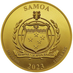 Samoa: Four Guardians - Vermilion Bird 1 oz Oro 2023