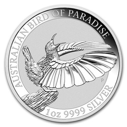 Bird of Paradise: Victoria’s Riflebird1 oz Silver 2018