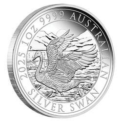 Łabędź 1 uncja Srebra 2025 Proof (Perth Money Expo Anda Special)