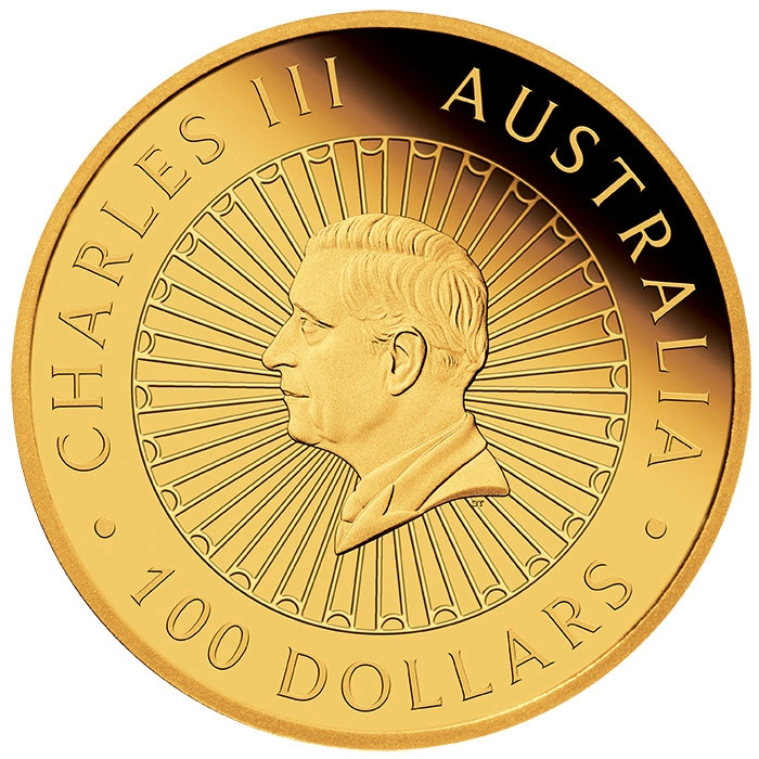 Złota Moneta Great Southern Land 1 uncja złota 2026 Chrysoprase Proof