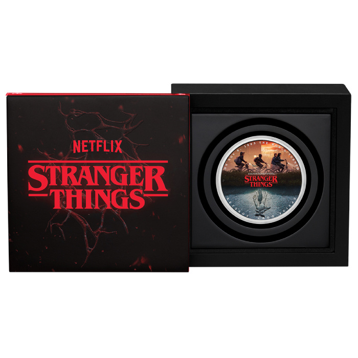 Stranger Things - The Upside Down colored 1 oz Silver 2026 Proof