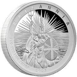 Britannia 2 uncia ezüst 2025 Proof