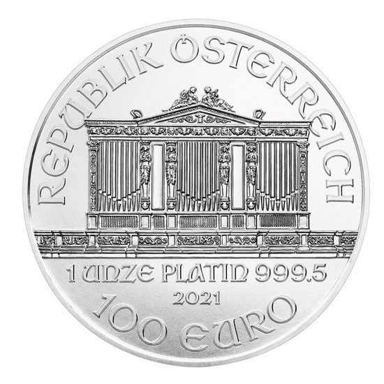 Wiener Philharmoniker 1 oz Platin 2021