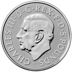 Les bêtes royales Tudor : La licorne Seymour 2 onces d'argent 2024