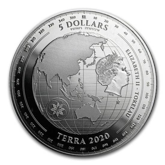 Tokelau: Terra 1 oz Silver 2020 Prooflike