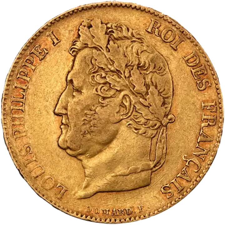 Francja, 20 Franków Ludwik Filip I 1830-1848