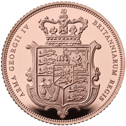 Wielka Brytania: Suweren Zestaw 5 złotych monet 2025 Proof