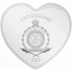 Niue: Disney - L'amore vince sempre colorato 1 oncia d'argento 2023 Proof