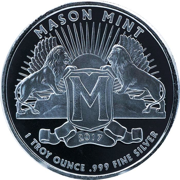 Mason Mint Heritage 1 uncia ezüst 2017 Prooflike érme