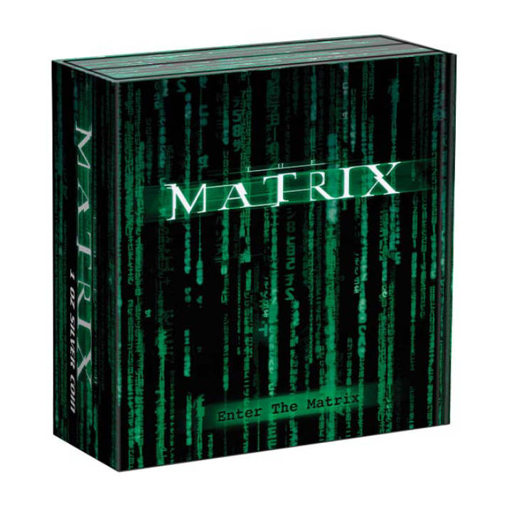 Niue: The Matrix - Enter The Matrix colorato 1 oncia d'argento 2022 Proof