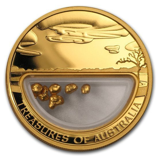 Treasures of Australia: Gold 1 oz Gold 2010 Proof