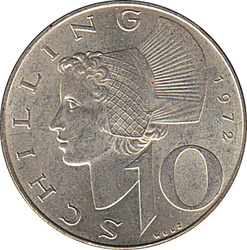 Austria 10 Schillings – Various Years
