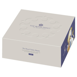 Le bestie reali dei Tudor: l'unicorno di Seymour 5 once d'argento 2024 Proof