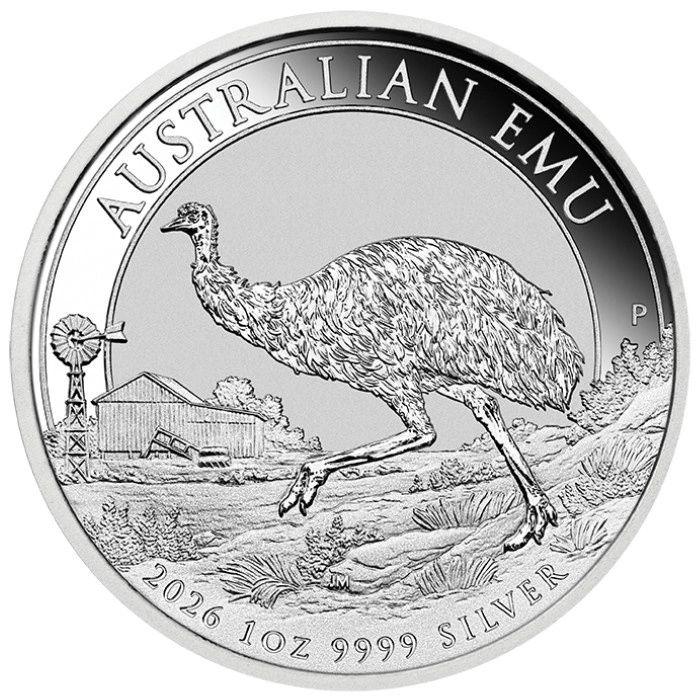 Australian Emu 1 oz Silver 2026 MS 70 NGC First Day of Issue