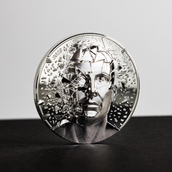 Isole Cook: Silver Burst “3.0” 3 once d'argento 2023 Proof Ultra Alto Rilievo