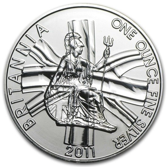 Britannia 1 uncja Srebra 2011