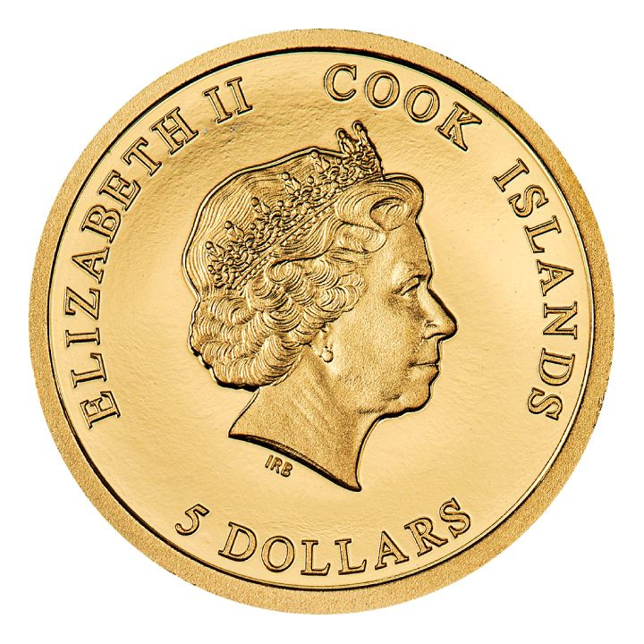 Cookovy ostrovy: Mont-Saint-Michel 0,5 gramu zlata 2023 Proof